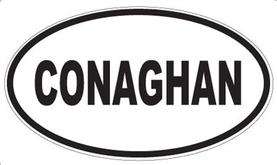 CONAGHAN - Oval Magnet