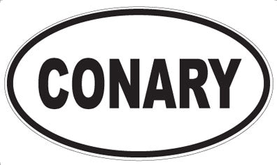 CONARY - Oval Magnet