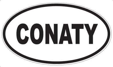 CONATY - Oval Magnet