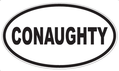 CONAUGHTY - Oval Magnet