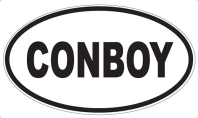 CONBOY - Oval Magnet
