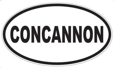 CONCANNON - Oval Magnet