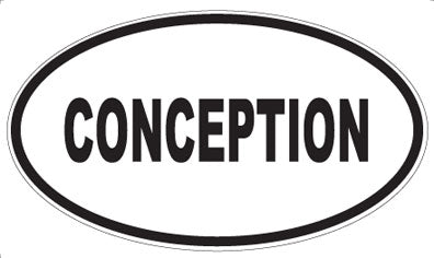 CONCEPTION - Oval Magnet