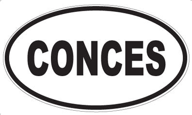 CONCES - Oval Magnet