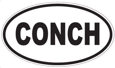 CONCH - Oval Sticker
