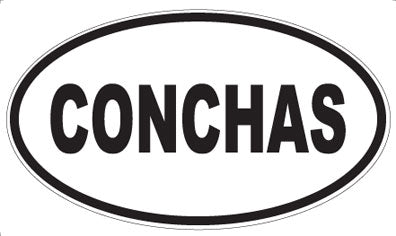 CONCHAS - Oval Magnet