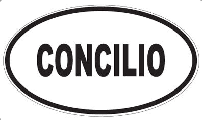 CONCILIO - Oval Magnet