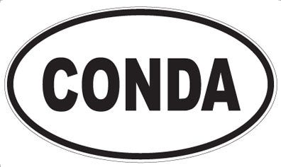CONDA - Oval Magnet