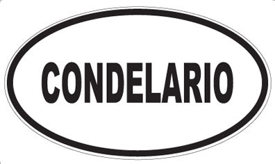 CONDELARIO - Oval Magnet