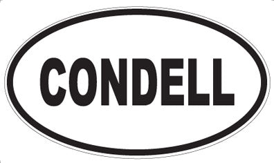 CONDELL - Oval Magnet