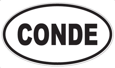 CONDE - Oval Magnet