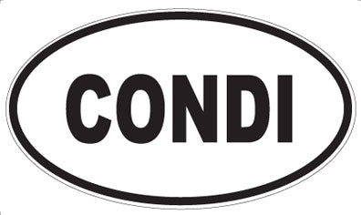 CONDI - Oval Magnet