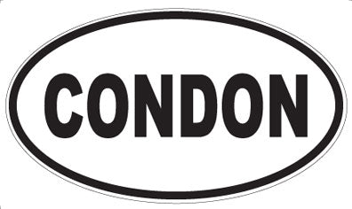 CONDON - Oval Magnet
