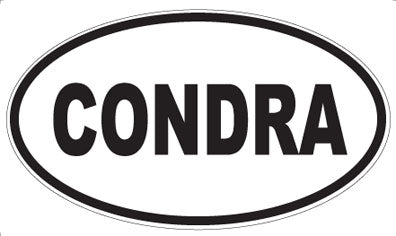 CONDRA - Oval Magnet
