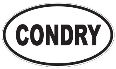 CONDRY - Oval Magnet