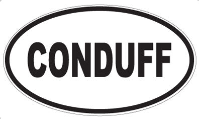 CONDUFF - Oval Magnet