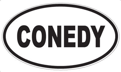 CONEDY - Oval Magnet