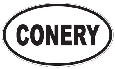 CONERY - Oval Magnet