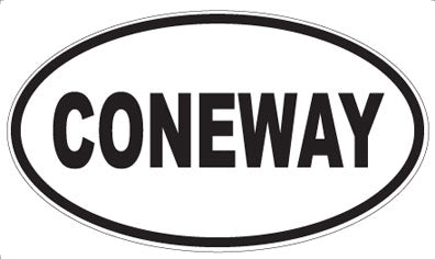 CONEWAY - Oval Magnet