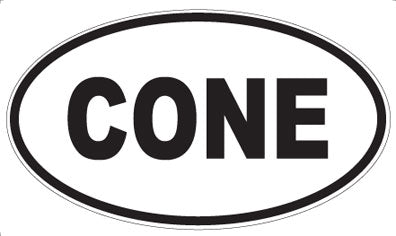 CONE - Oval Magnet
