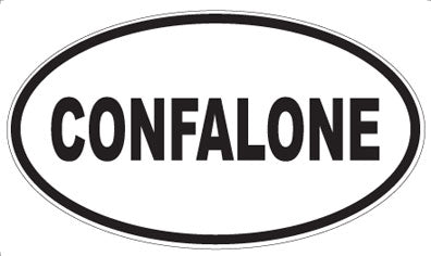 CONFALONE - Oval Magnet