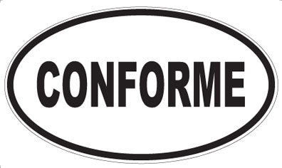 CONFORME - Oval Magnet