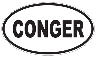 CONGER - Oval Magnet