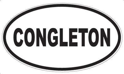 CONGLETON - Oval Magnet