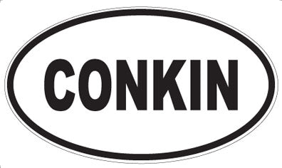 CONKIN - Oval Magnet
