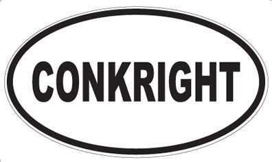 CONKRIGHT - Oval Magnet