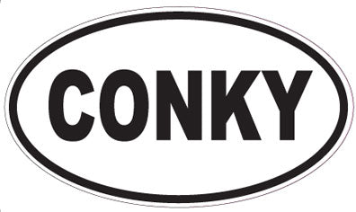 CONKY - Oval Magnet