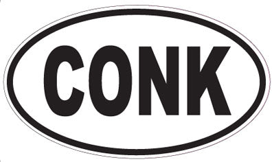 CONK - Oval Sticker