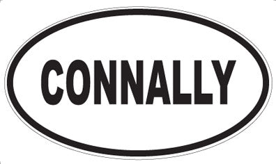 CONNALLY - Oval Magnet