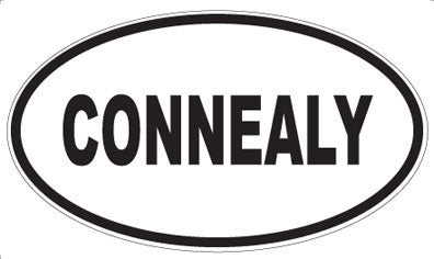 CONNEALY - Oval Magnet