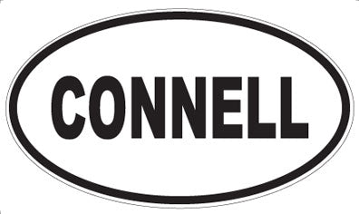 CONNELL - Oval Magnet
