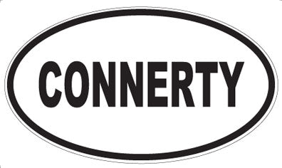 CONNERTY - Oval Magnet