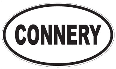 CONNERY - Oval Magnet