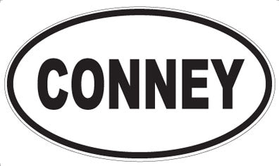CONNEY - Oval Magnet