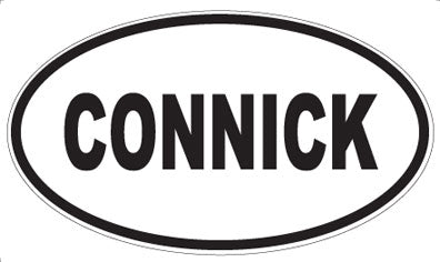 CONNICK - Oval Magnet