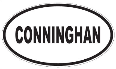 CONNINGHAN - Oval Magnet