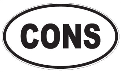 CONS - Oval Magnet