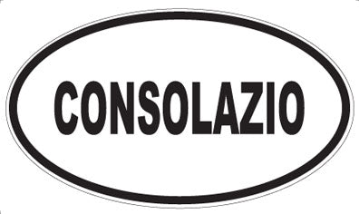 CONSOLAZIO - Oval Magnet