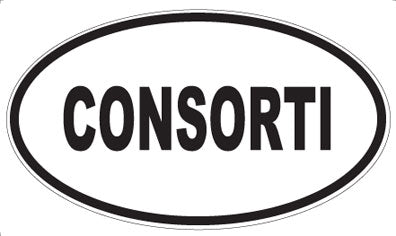 CONSORTI - Oval Magnet