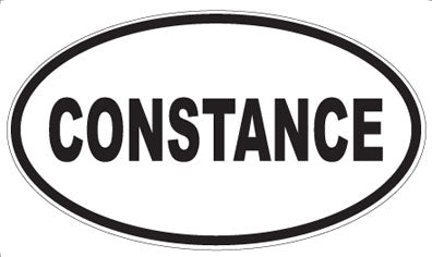 CONSTANCE - Oval Magnet