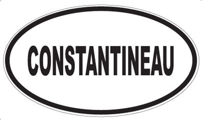 CONSTANTINEAU - Oval Magnet