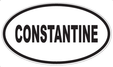 CONSTANTINE - Oval Magnet