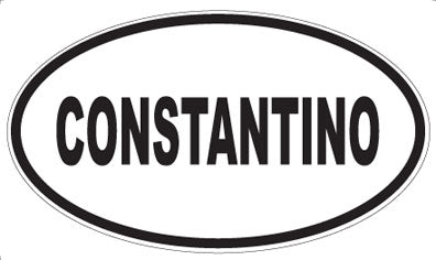 CONSTANTINO - Oval Magnet