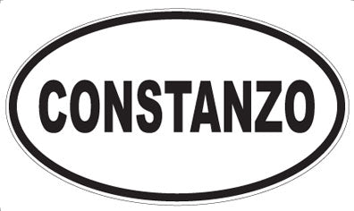 CONSTANZO - Oval Magnet