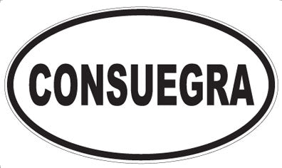CONSUEGRA - Oval Magnet