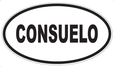 CONSUELO - Oval Magnet